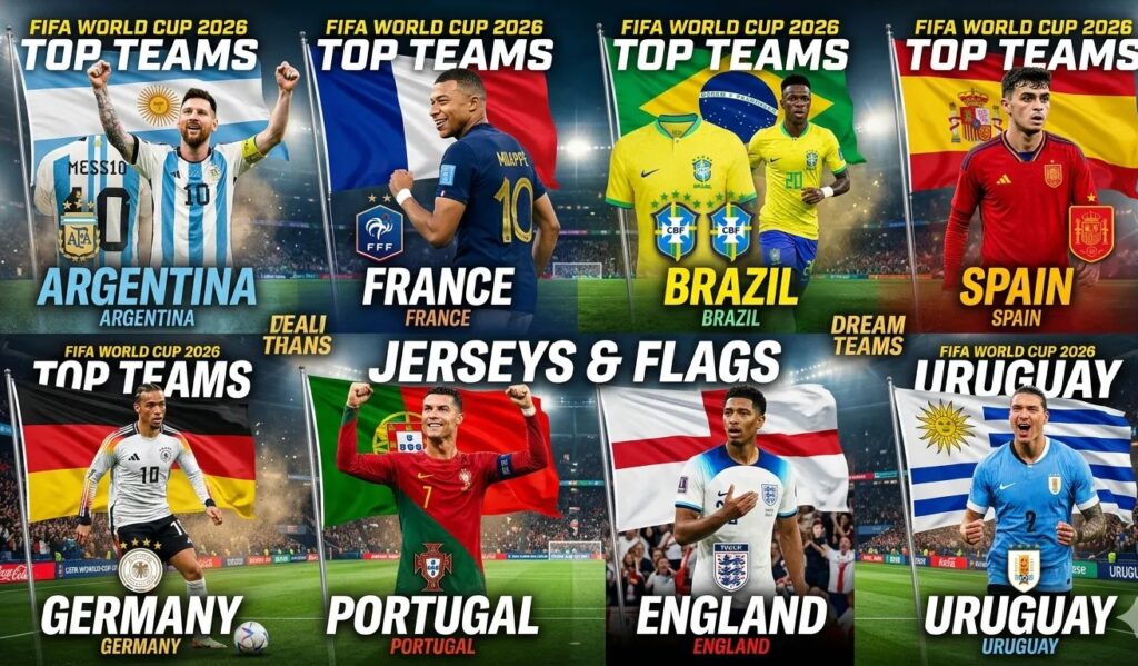 mejores selecciones Mundial FIFA 2026 Argentina Francia Brasil España